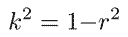 Rearrange k and r terms